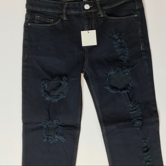 Sneek Peak Distressed Boyfriend Jeans - Picture 4 of 7
